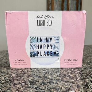 LED Effect Light Box NWT